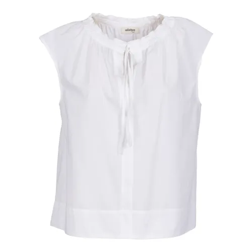 Ottod'Ame , White Shirt with Lace ,White female, Sizes:
