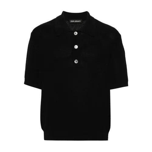 Our Legacy , Polo Shirts ,Black male, Sizes: