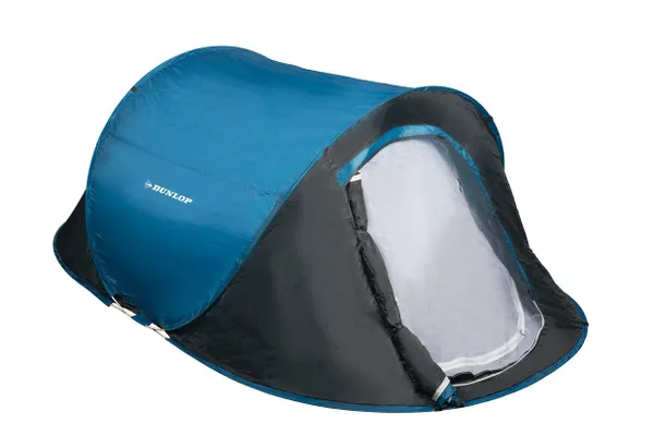 Outdoor blue and grey double camping tent