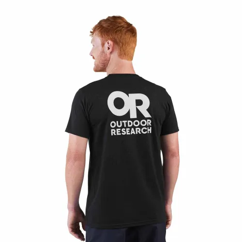 Outdoor Research Lockup Back Logo T-Shirt - Sample: Black/White: