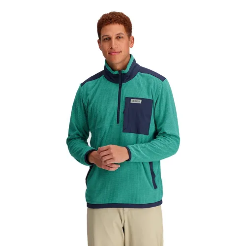 Outdoor Research Trail Mix Quarter Zip Pullover - Sample: Tropical: M