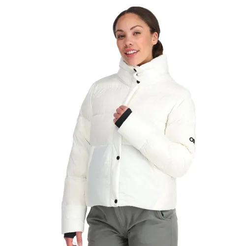 Outdoor Research Womens Coldfront Down Jacket: Snow: L