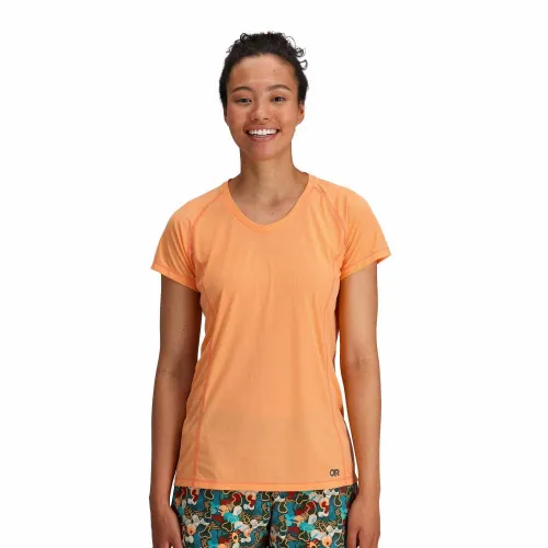 Outdoor Research Womens Echo T-Shirt Sample: Orange Fizz: M