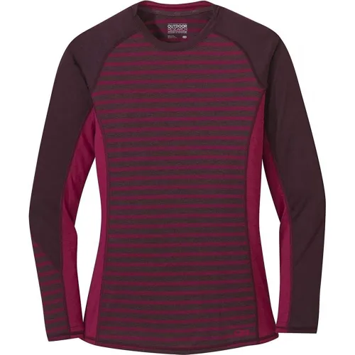 Outdoor Research Womens Enigma Crew: Cacao/Beet: M