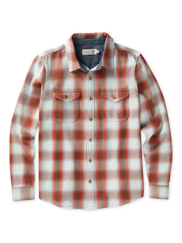Outerknown Blanket Long Sleeve Shirt - Red/Multi - Male