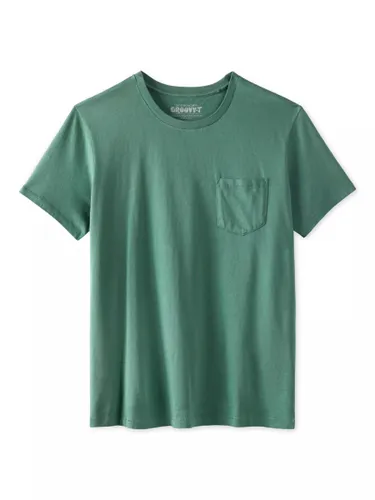 Outerknown Groovy Pocket Short Sleeve T-Shirt - Green - Male