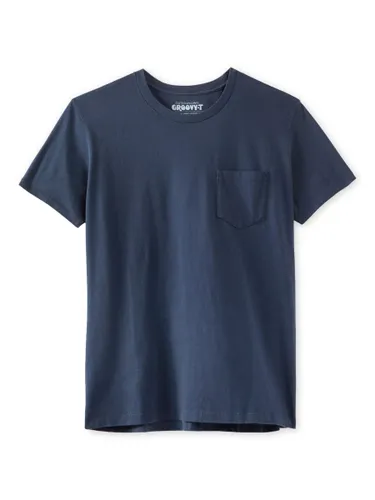 Outerknown Groovy Pocket Short Sleeve T-Shirt - Indigo - Male