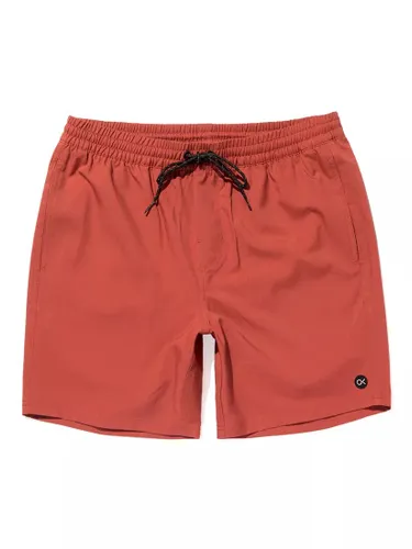 Outerknown Nomadic Volley Shorts - Red - Male