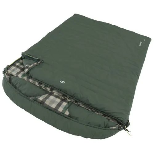 Outwell - Camper Lux Double - Synthetic sleeping bag size 235 x 150 cm, green