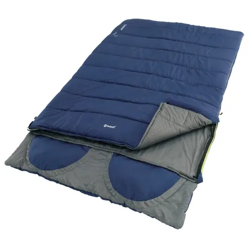 Outwell - Contour Lux Double - Synthetic sleeping bag size 220 x 145 cm, blue