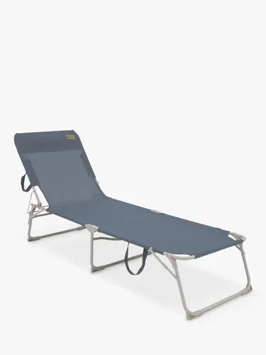 Outwell Tenby Sun Lounger Camping Chair, Ocean Blue - Ocean Blue - Unisex