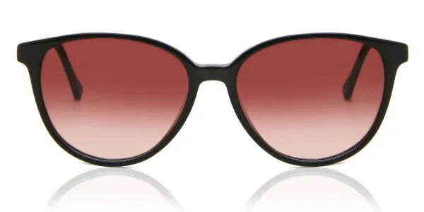 Oval Full Rim Plastic Women's Prescription Sunglasses Black Size 53 - SmartBuy Collection
