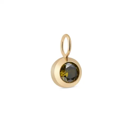 Over & Over Gold August Birthstone Charm - Gold