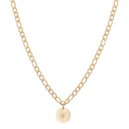 Over & Over Gold North Star Pendant Necklace - 40cm