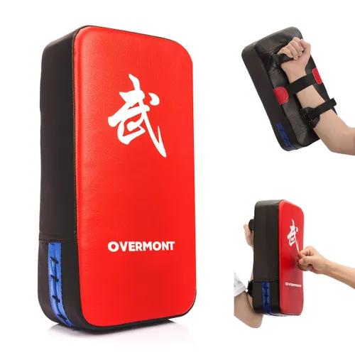 OVERMONT 1PC(350g) Taekwondo Kick Pads Boxing Karate Pad PU