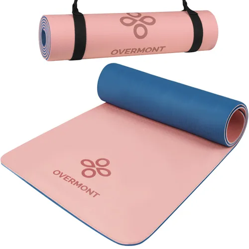 Overmont Premium TPE Yoga Mats - with carry strap - 183 x