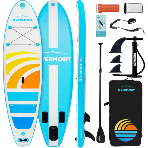 Overmont SUP Inflatable Stand Up Paddle Board for adults
