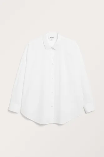 Oversized cotton shirt - White