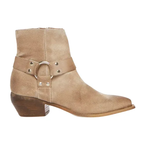 Ovyé , Ankle Boots ,Brown female, Sizes: