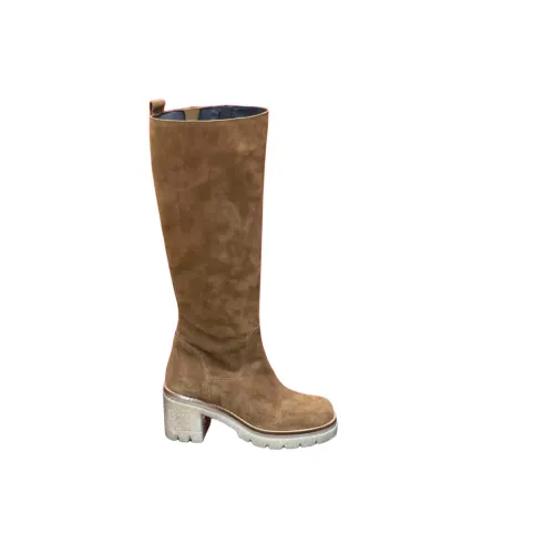 Ovyé , High Boots ,Brown female, Sizes: