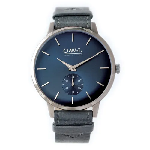 O.W.L Men's Analogue Japanese Quartz Watch with Stainless