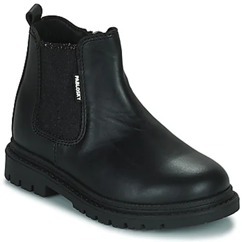 Pablosky  414410  girls's Children's Mid Boots in Black