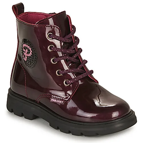 Pablosky  425499-C  girls's Children's Mid Boots in Bordeaux