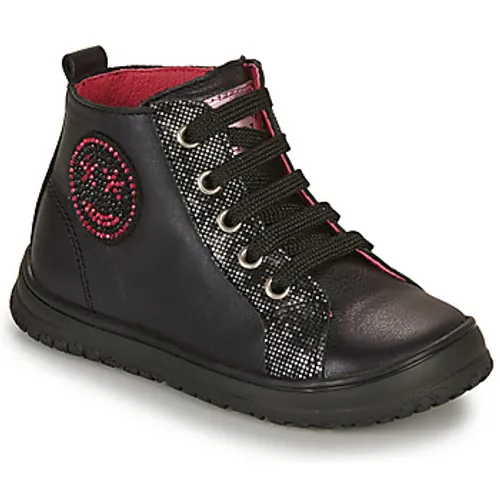 Pablosky  426312  girls's Children's Shoes (High-top Trainers) in Black