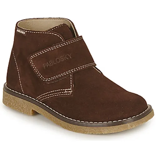 Pablosky  511296  boys's Children's Mid Boots in Brown