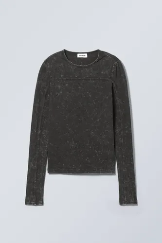 Pace Dyed Longsleeve Top - Black