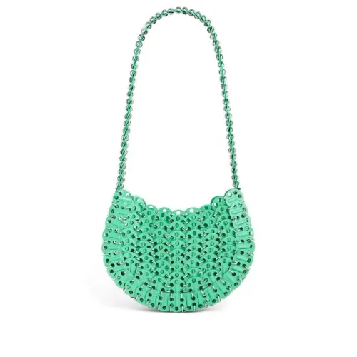 Paco Rabanne , 1969 Moon Shoulder Bag - Bright Green ,Green female, Sizes: ONE SIZE