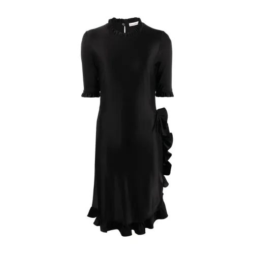 Paco Rabanne , Asymmetric mini dress ,Black female, Sizes: