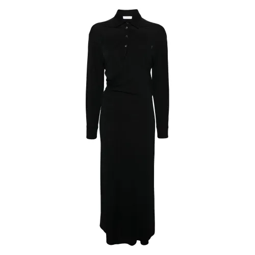 Paco Rabanne , Black Long Dress ,Black female, Sizes: