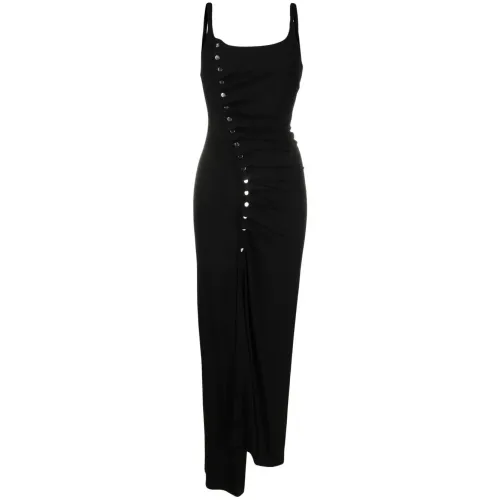 Paco Rabanne , Black Strap Dress ,Black female, Sizes: