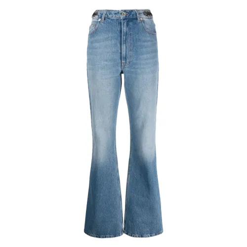 Paco Rabanne , Blue Flare Jeans ,Blue female, Sizes:
