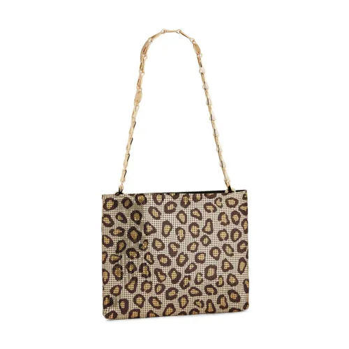 Paco Rabanne , Leopard Natural Metal Handbag ,Multicolor female, Sizes: ONE SIZE