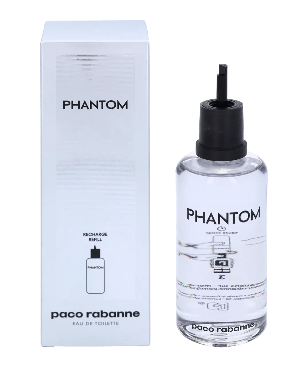 Paco Rabanne Mens Phantom Refill Eau de Toilette 200ml - One Size