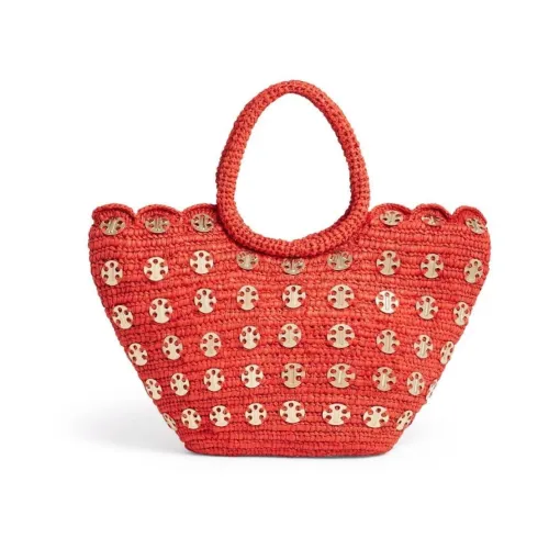 Paco Rabanne , Modern Woman`s Handbag - Basket Tote #M884 ,Red female, Sizes: ONE SIZE