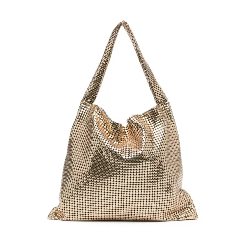 Paco Rabanne , Pixel Tote Ville Shoulder Bags ,Beige female, Sizes: ONE SIZE
