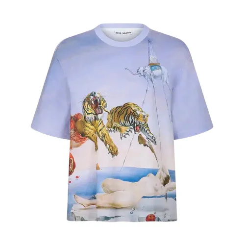 Paco Rabanne , Salvador Dalí Inspired T-Shirt ,Multicolor female, Sizes: