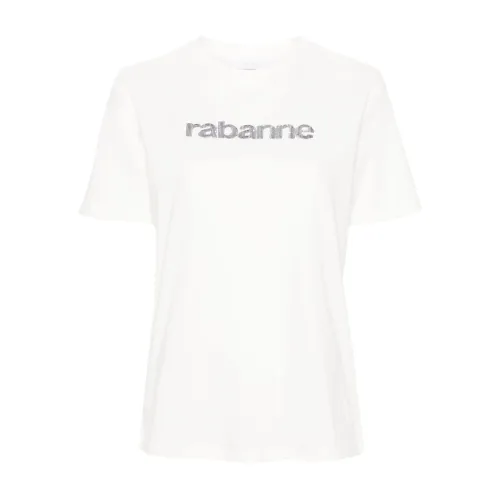 Paco Rabanne , Stylish T-shirts and Polos ,White female, Sizes: