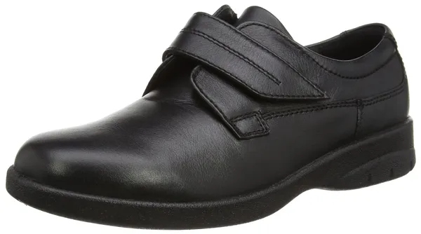 Padders Air Easy Fastening Mens Smart Shoes (Black