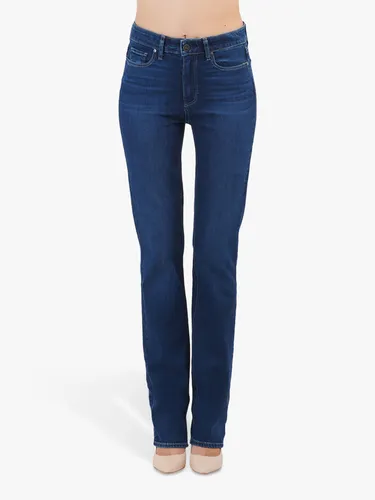 PAIGE Hoxton High Rise Straight Leg Jeans, Brentwood Mid Wash - Brentwood Mid Wash - Female