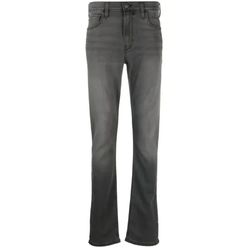 Paige , Lennox Low Rise Skinny Jeans ,Gray male, Sizes: