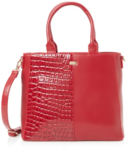 paino Women's Handbag with Reptile Embossing Shopper