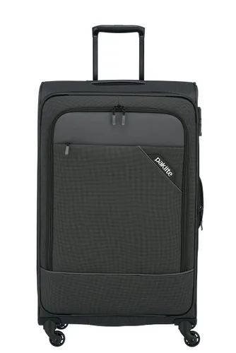 paklite 4-wheel soft luggage suitcase size L with expansion