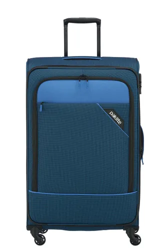 paklite 4-wheel soft luggage suitcase size L with expansion