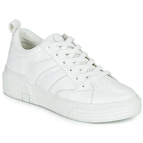 Palladium  EGO 03 LEA~WHITE/WHITE~M  women's Shoes (High-top Trainers) in White
