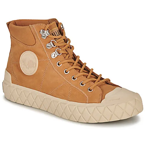 Palladium  PALLA ACE LO CUFF LTH  men's Shoes (High-top Trainers) in Brown