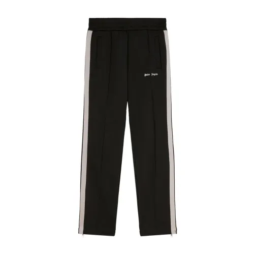 Palm Angels , Black and White Classic Track Pants ,White male, Sizes: